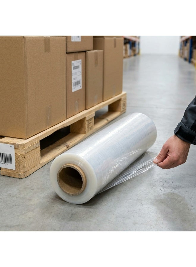 Clear Stretch Wrap Roll, 50 cm Width, 2 kg Weight - Image 2