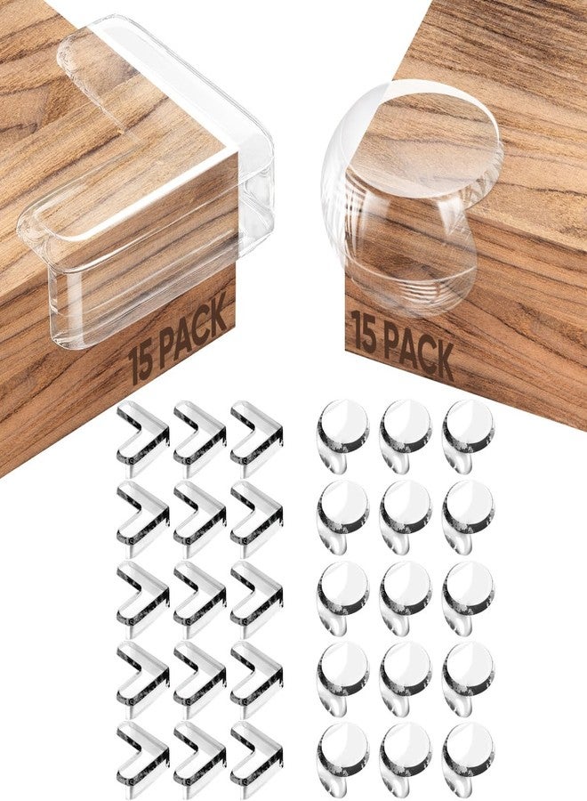 walquan 30 Pack Corner Protector Baby, Table Corner Protectors for Baby Corner Protector Guards Clear Corner Protectors for Furniture Corner Protectors Corner Guards Baby Proof Corner Covers Baby Safety - Image 1