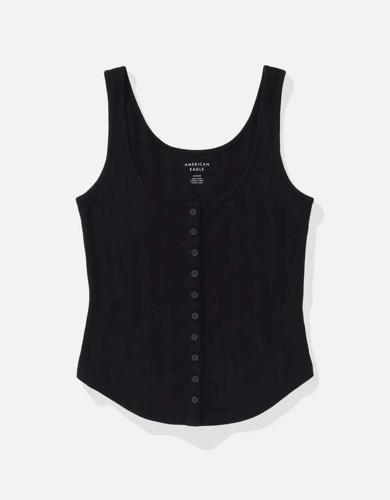 American Eagle AE Pointelle Tank Top