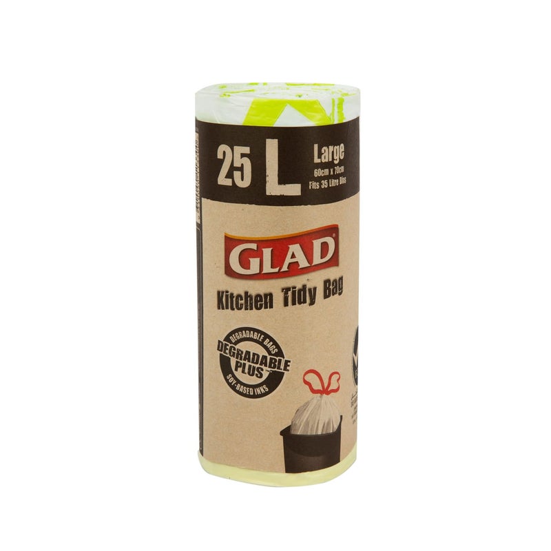 Glad Kitchen Tidy Bag Size 60cm x 70cm Large 25 pcs