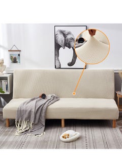 2 seater Sofa bed Cover,Without Armrests sofa cover,High weight fully wrapped elastic sofa cover with Corn silk fabric,Sofa protective cover, anti slip cover, furniture protector,Lying down, resting, for men, women, and children