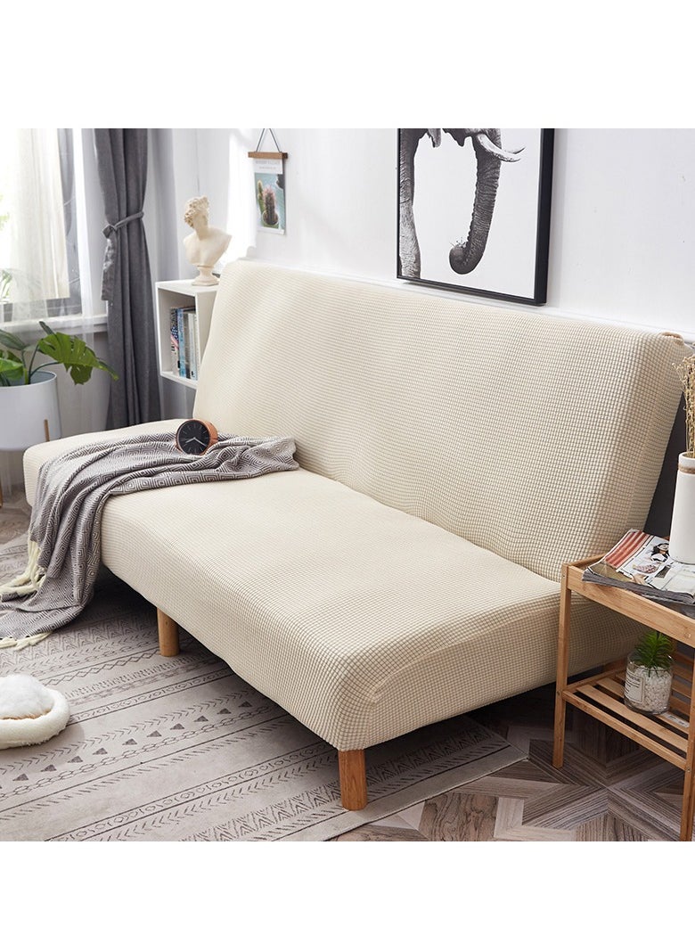 DUNISO - 2 seater Sofa bed Cover,Without Armrests sofa cover,High weight fully wrapped elastic sofa cover with Corn silk fabric,Sofa protective cover, anti slip cover, furniture protector,Lying down, resting, for men, women, and children - Image 1