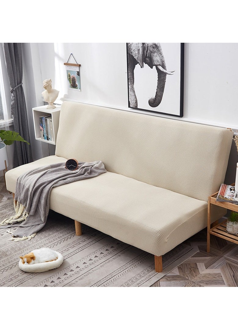 DUNISO - 2 seater Sofa bed Cover,Without Armrests sofa cover,High weight fully wrapped elastic sofa cover with Corn silk fabric,Sofa protective cover, anti slip cover, furniture protector,Lying down, resting, for men, women, and children - Image 1