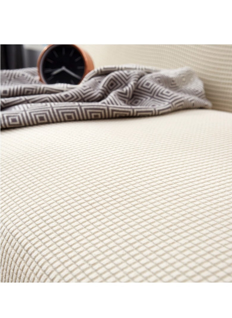 DUNISO - 2 seater Sofa bed Cover,Without Armrests sofa cover,High weight fully wrapped elastic sofa cover with Corn silk fabric,Sofa protective cover, anti slip cover, furniture protector,Lying down, resting, for men, women, and children - Image 1