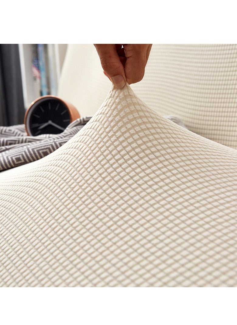DUNISO - 2 seater Sofa bed Cover,Without Armrests sofa cover,High weight fully wrapped elastic sofa cover with Corn silk fabric,Sofa protective cover, anti slip cover, furniture protector,Lying down, resting, for men, women, and children - Image 1