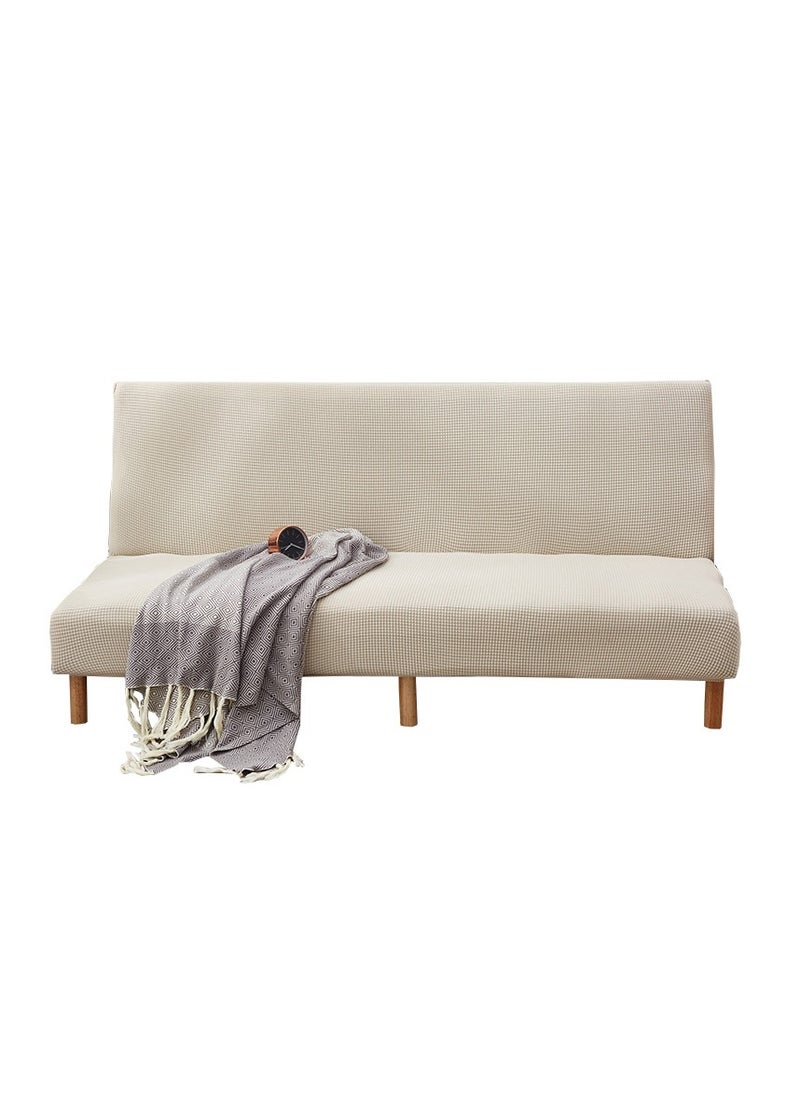 DUNISO - 2 seater Sofa bed Cover,Without Armrests sofa cover,High weight fully wrapped elastic sofa cover with Corn silk fabric,Sofa protective cover, anti slip cover, furniture protector,Lying down, resting, for men, women, and children - Image 1