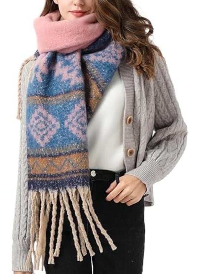 Scarf for Women, Winter Scarfs Fashion Long Scarf Shawl, Scarves for Women,Winter Warm Blanket Scarf, Cashmere Scarf - Image 1