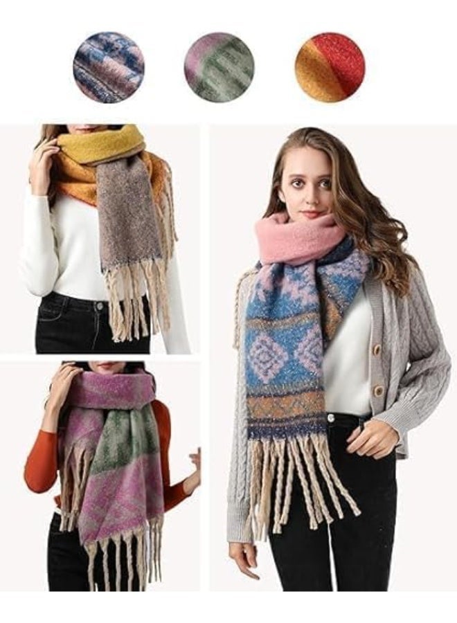 Scarf for Women, Winter Scarfs Fashion Long Scarf Shawl, Scarves for Women,Winter Warm Blanket Scarf, Cashmere Scarf - Image 3