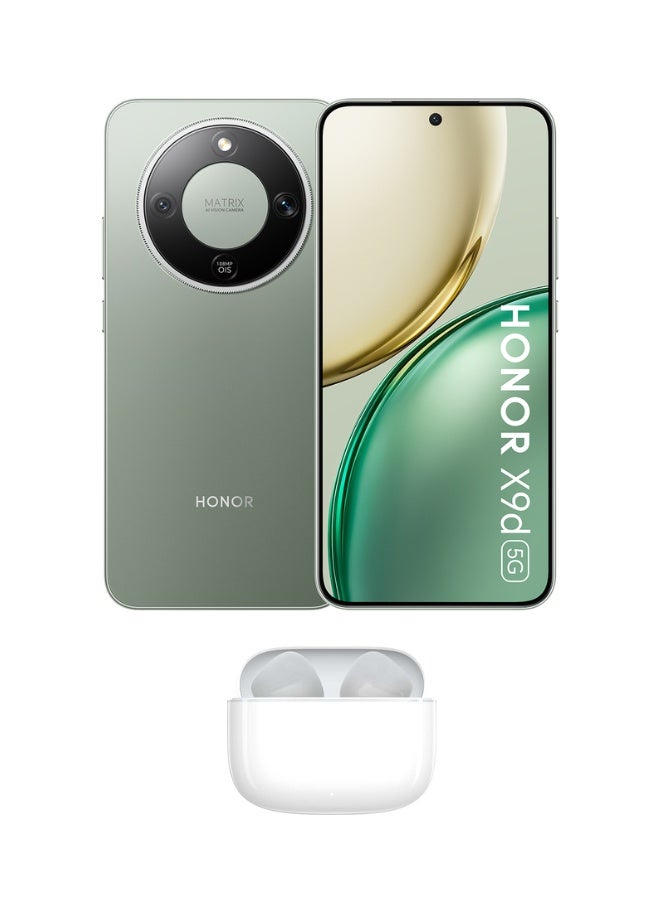 هونور X9d 5G ثنائي الشريحة 12 جيجابايت رام 256 جيجابايت أخضر غابة مع سماعات أذن Honor Choice X7e مجانية - Image 1