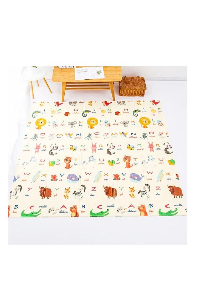 MUMS PLANET Ultra-soft baby crawling and play mat – Features attractive educational designs, water-resistant, easy to clean, and offers ideal protection for infants and toddlers. Protects your baby from cold or hot floors and is safe for sensitive skin. Baby crawling mat – Kids play mat – Children's rug – Baby toys – Perfect gift for kids. - Image 4