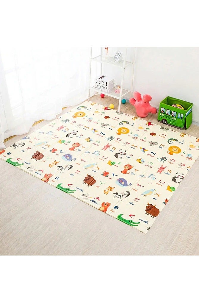 MUMS PLANET Ultra-soft baby crawling and play mat – Features attractive educational designs, water-resistant, easy to clean, and offers ideal protection for infants and toddlers. Protects your baby from cold or hot floors and is safe for sensitive skin. Baby crawling mat – Kids play mat – Children's rug – Baby toys – Perfect gift for kids. - Image 2