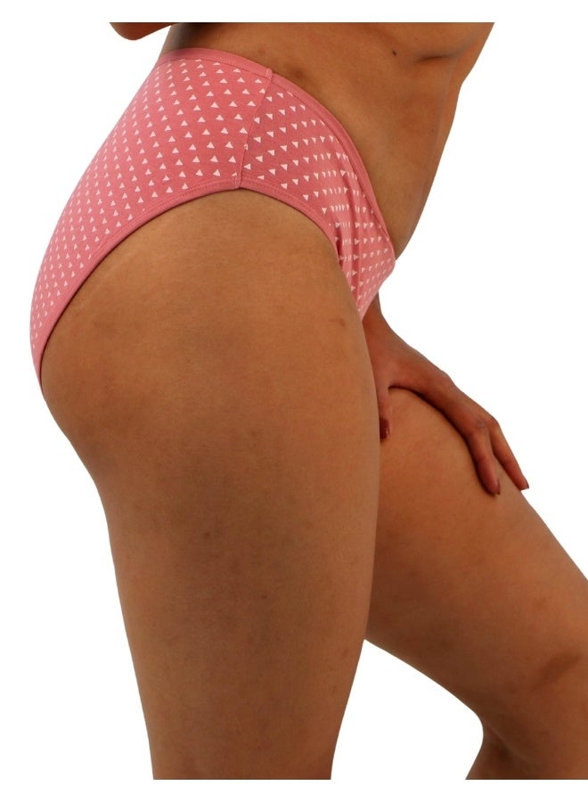 JOANNA JOANNA N069 Women's Multiple Design Mid Rise 3-Pack Panties, Multicolor  - Image 3