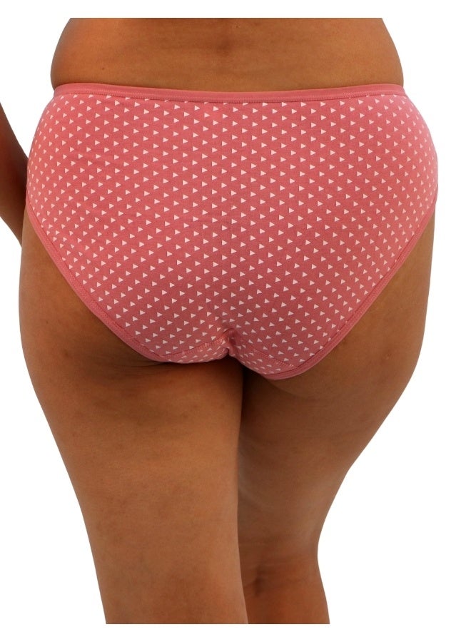 JOANNA JOANNA N069 Women's Multiple Design Mid Rise 3-Pack Panties, Multicolor  - Image 4