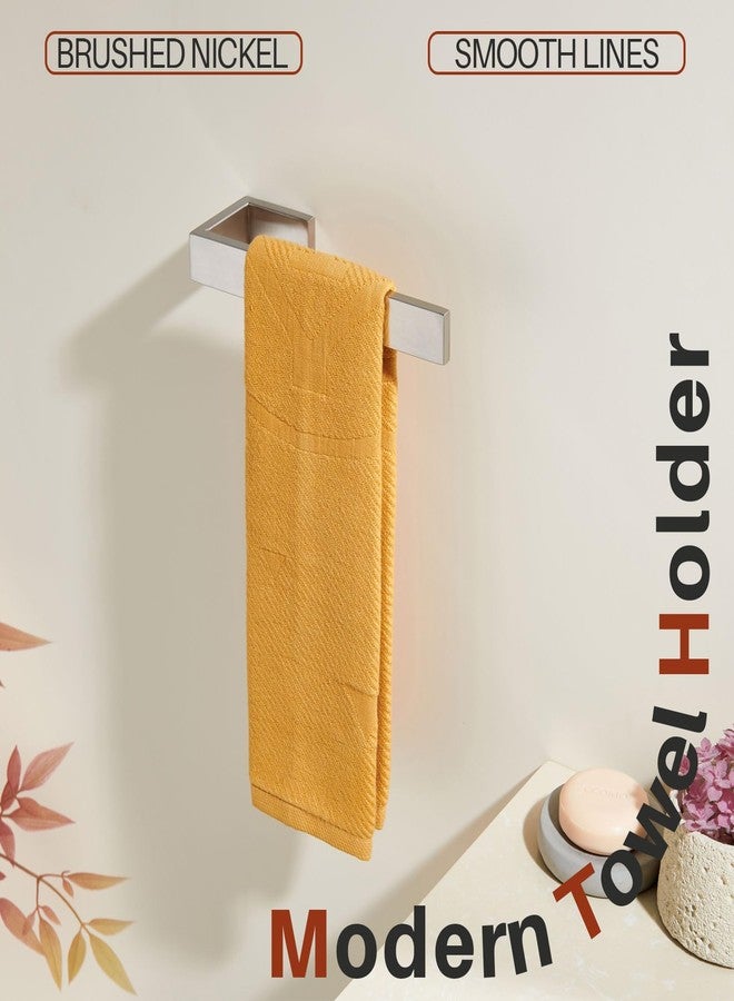 KOKOSIRI Hand Towel Bars Bath Towel Holder Brushed Nickel Wall Mount Kitchen Towels Rack Bathroom Hardware Stainless Steel, B3009BR - Image 4