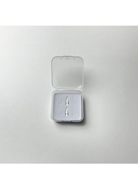 Suitable For Apple Pencil Retrofit Nib Packaging Box For Huawei Pencil2 Generation Nib Carton Packaging-Color:White-square Sponge Pen Tip Packaging Box [2 Pieces]