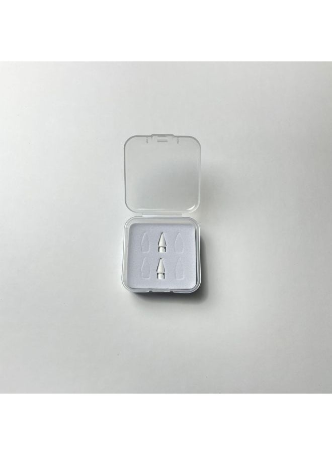 Generic - Suitable For Apple Pencil Retrofit Nib Packaging Box For Huawei Pencil2 Generation Nib Carton Packaging-Color:White-square Sponge Pen Tip Packaging Box [2 Pieces] - Image 1