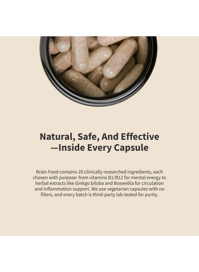 Snap Supplements Brain Booster Nootropics Supplement for Memory, Focus & Clarity, Bacopa Extract, Ginkgo Biloba, 60 Capsules - Image 5