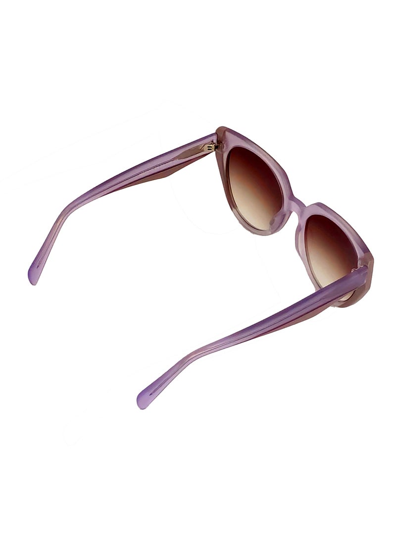 DLS Sunglasses for men and women - Cat Eye Acetate Frame with UV protacted lenses multipurpose use (MS7012-C5) - Image 4