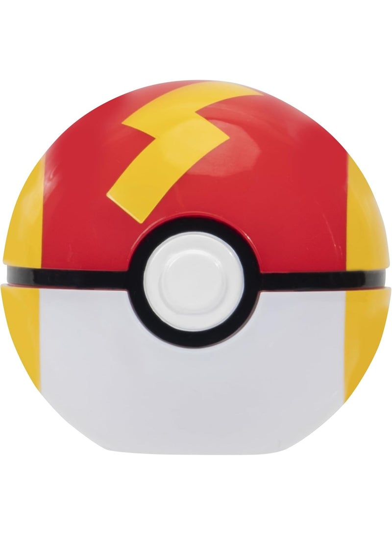 Pokemon Pikachu Clip ‘N’ Go Bandolier Set - 2-Inch Pikachu Battle Figure with Poke Ball and Fast Ball Plus Themed Belt and Bandolier - Image 4