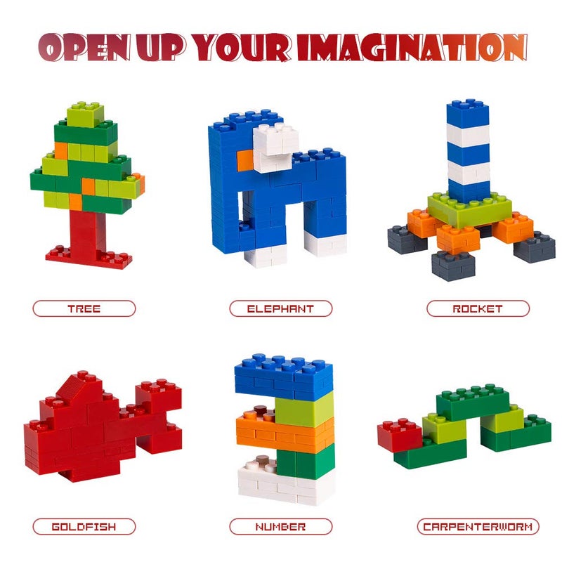 Lekebaby Classic 1500 Pieces Building Bricks Kit Basic Brick Set Classic Colors for Kids Creative Play, Compatible with All Major Brands, Gifts Educational Toy for Boys Girls 6 Years Old and Up - Image 4