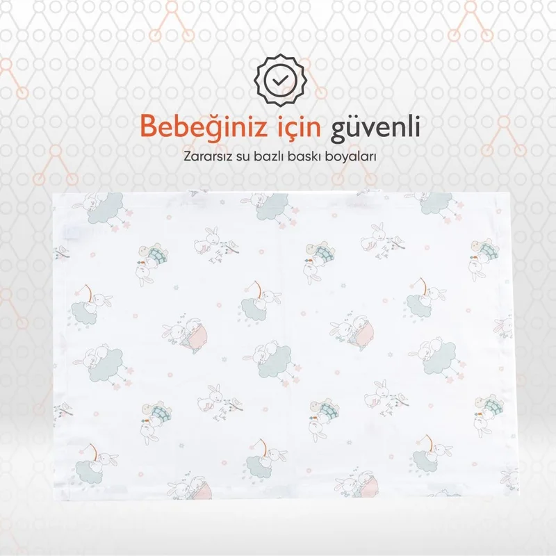 Gezenbebe Hero Muslin Baby Breastfeeding Bib (60x90) Bunny