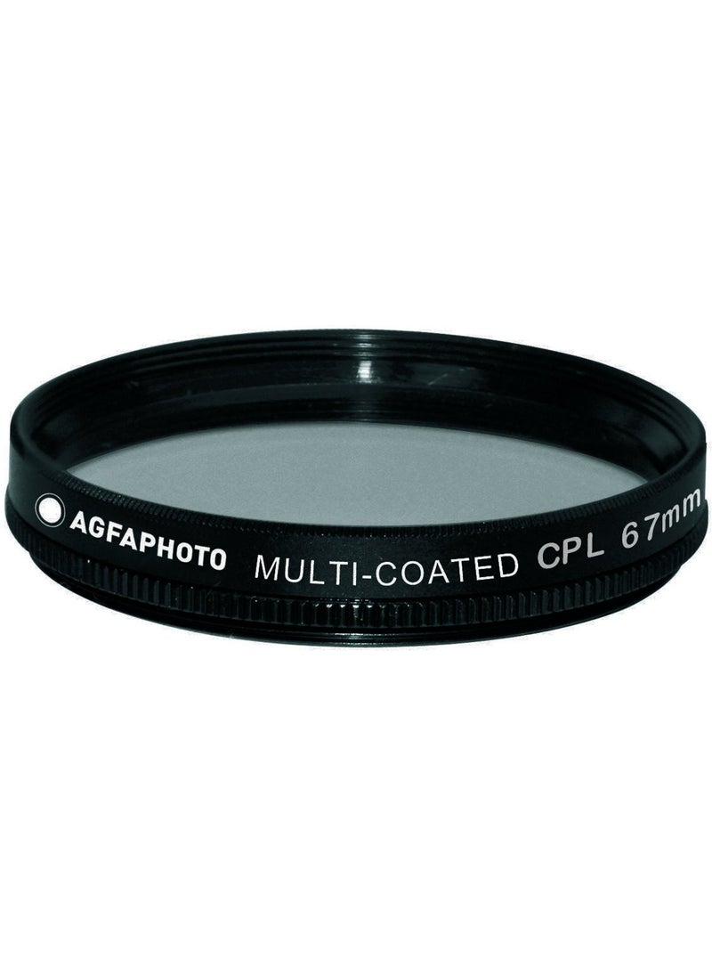 AgfaPhoto AGFA 67mm Multi-Coated Circular Polarizing (CPL) Filter  - Image 1