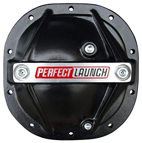 Proform 69501 Black Aluminum Differential Cover with Perfect Launch Logo and 8.8" Bearing Cap Stabilizer Bolts for Ford - Image 1