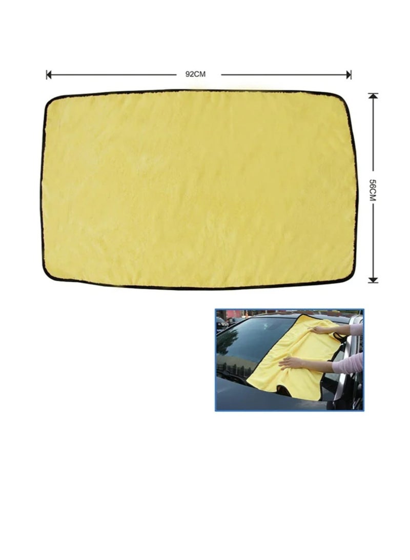 Car cleaning towel made of microfiber, size 92x56 cm - Image 2