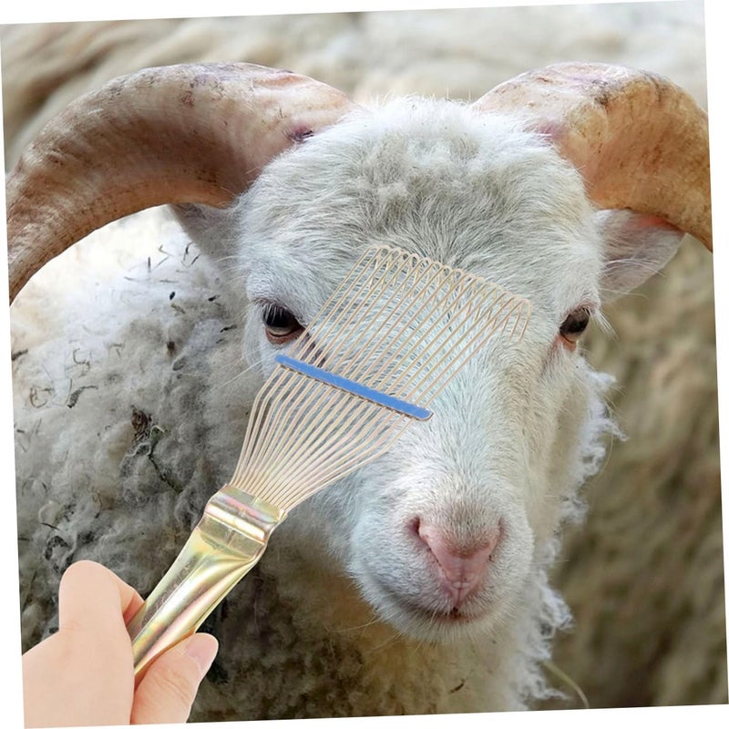 Sheep Wool Rake Brush For Farm Animals Efficient Pet Hair Removal Comb Lightweight Portable - Image 5