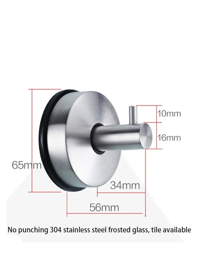 Zalcoon Vacuum Suction Cup Towel Hooks for for Bathrooms, GOLD, Shower Hanger Hook Hanger Towel Rack Heavy Duty Wall Mounted Robe Hooks Sucker, Bathroom Organizer (Pack of 2)  - Image 5