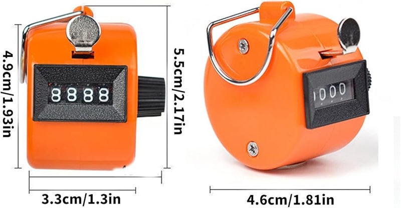 عداد يدوي رقمي ميكانيكي بالنقر 4 أرقام لحساب الأرقام في التدريب والحياكة والألوان D - Image 5