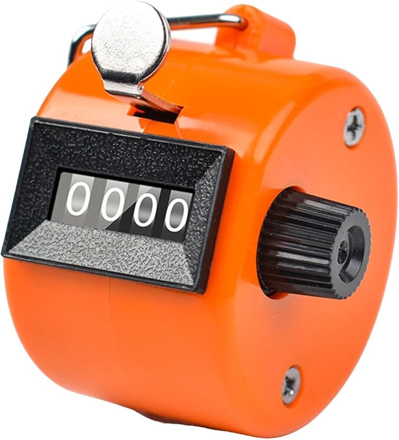 عداد يدوي رقمي ميكانيكي بالنقر 4 أرقام لحساب الأرقام في التدريب والحياكة والألوان D - Image 1
