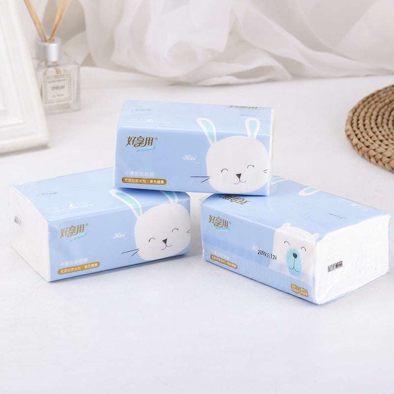 Good Enjoyment Of Cartoon Tissue Paper 10 Packaging 270 3-Layer Toilet Paper Household Skin-Friendly Baby Tissue - Image 5