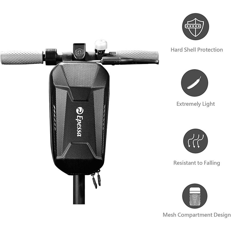 Epessa Scooter Storage Bag,Scooter Handlebar Bag,Front Hanging Bag for Mijia M365 Sedway ES ES1/ES2/ES3 Fit for Carrying Charger Tools Repair Tools|Large Capacity|EVA Material (2L) - Image 2