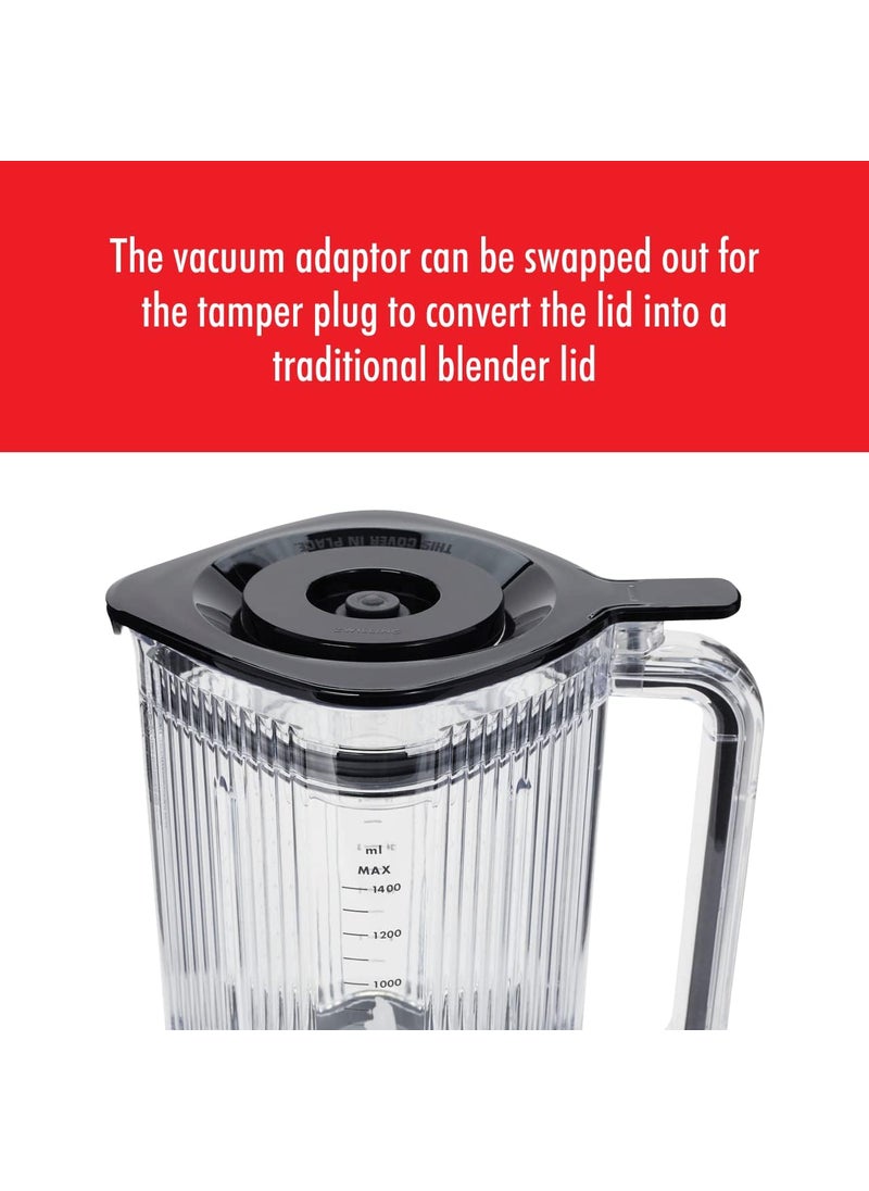 Zwilling ZWILLING Enfinigy 48oz Power Blender Jar with Cross Blade and Vacuum Lid  Black  - Image 4