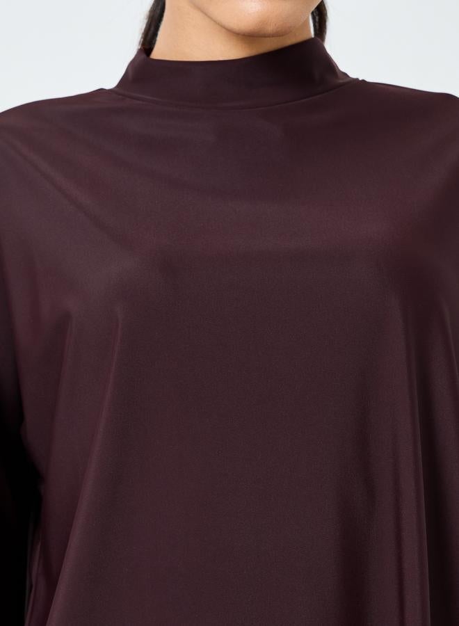 ستايلي اكتيف بلوزة واسعة بأكتاف منسدلة - Image 3