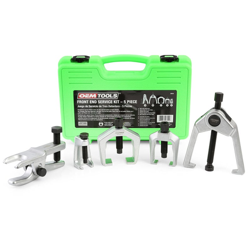 OEMTOOLS 26554 Front End Service Kit, Pitman Arm Puller & Ball Joint Separator, Tie Rod Removal Tool for Suspension Maintenance - Image 1