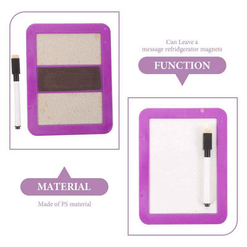 Magnetic Dry Erase Board For Fridge Small Reusable Refrigerator Writing Board Kitchen Organizer - Image 4