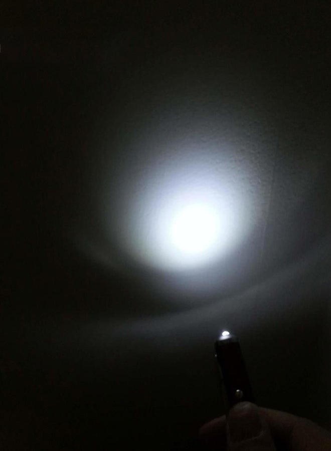 قلم إلكتروني برأس كروي مع مؤشر ليزري وضوء LED 4 في 1 أسود - Image 4