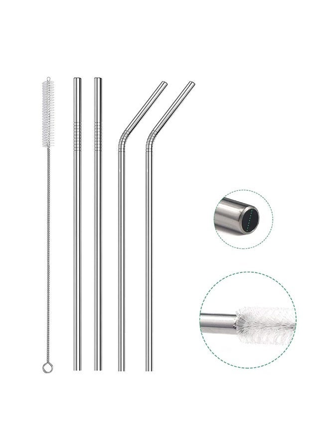 مج شاليموه زجاج و طقم شاليموه استانلس 4 قطع - Image 3