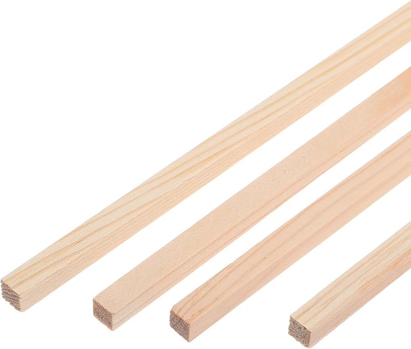 30cmx6mm Square Wooden Dowels 20Pcs For Crafts DIY Model Making Projects - Image 4