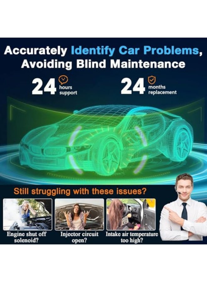 Colour Scanner or PD2, battery tester, easy to set up and automatic verification of live data, clear engine code reader, reads voltage/life PD2 protocol, diagnostic scanning tool for cars - Image 4