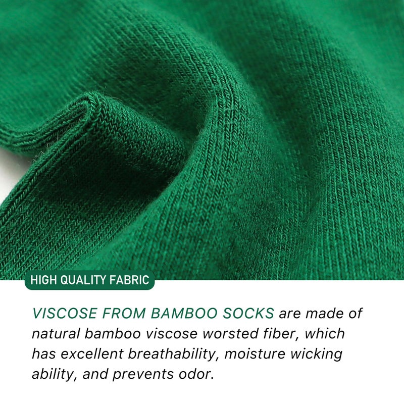 SERISIMPLE Women Thin Bamboo Socks Crew Lightweight Above Ankle Casual Dress Sock For Ladies Bootie Trouser 5 Pairs (Spring Colors, Large) - Image 3