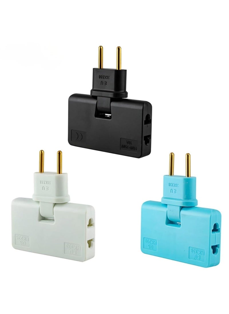 SOCATHEY SOCATHEY Wireless 3 in 1 Adapter Universal Mini Slim Multi Foldable Plug 180 Degree Extension 1 Pcs 02  - Image 5