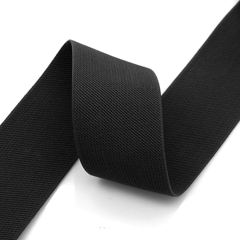 BAOKELAN Women Wide Stretchy Waist Belts Elastic Cinch Belt for Dresses Black Silver 65CM - Image 5