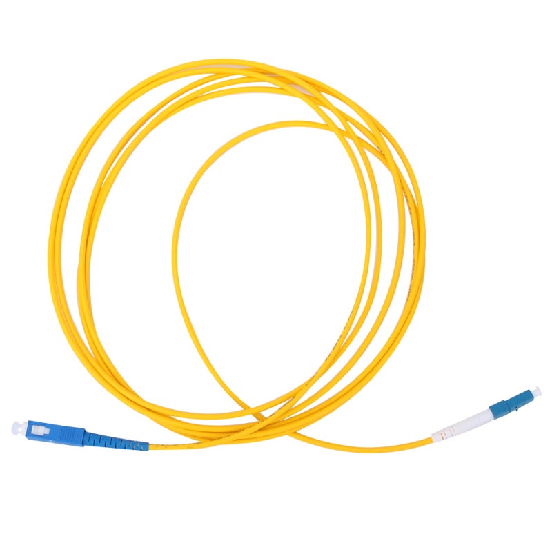 Fiber Optic Patch Cable: LC to SC, PVC Jacket, Antiwear Durable - Ceramic Ferrule, Stable Reliable Performance, Low Insertion Loss for Optical Communication, Data Transmission, Local Area Network - Image 2