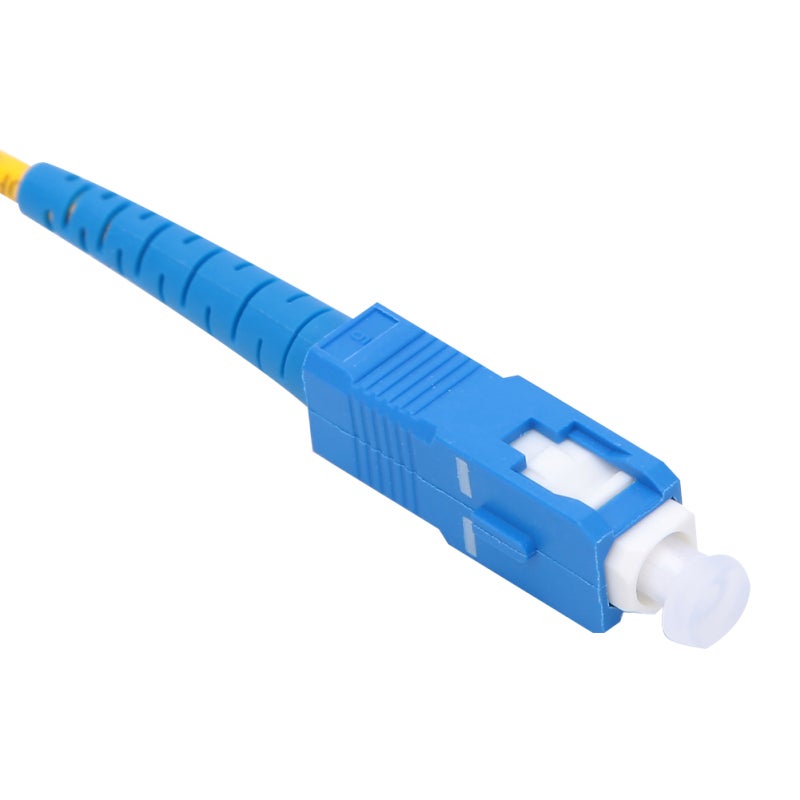 Fiber Optic Patch Cable: LC to SC, PVC Jacket, Antiwear Durable - Ceramic Ferrule, Stable Reliable Performance, Low Insertion Loss for Optical Communication, Data Transmission, Local Area Network - Image 1