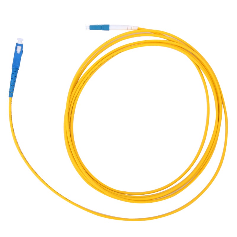 Fiber Optic Patch Cable: LC to SC, PVC Jacket, Antiwear Durable - Ceramic Ferrule, Stable Reliable Performance, Low Insertion Loss for Optical Communication, Data Transmission, Local Area Network - Image 4