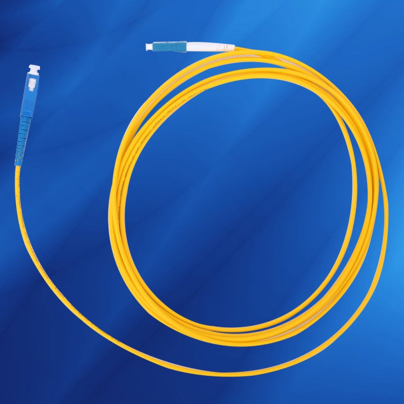 Fiber Optic Patch Cable: LC to SC, PVC Jacket, Antiwear Durable - Ceramic Ferrule, Stable Reliable Performance, Low Insertion Loss for Optical Communication, Data Transmission, Local Area Network - Image 5