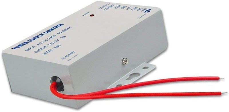 AMOCAM K80 Power Supply Control, AC 110-240V to DC 12V Power Supply for Door Access Control System, Video Doorbell, Electric Strike Lock, Bolt Lock, Magnetic Lock, Power Supply Controller - Image 5